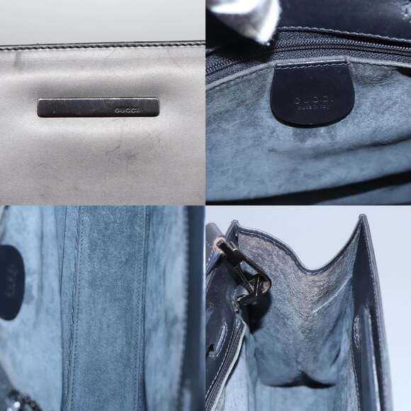 GUCCI Hand Bag Patent Leather Silver 001 2020 001 2020 - Picture 11 of 12